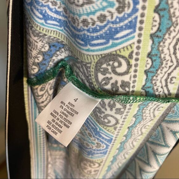 Roz & Ali Paisley Print Maxi Dress Size XS - Picture 4 of 5